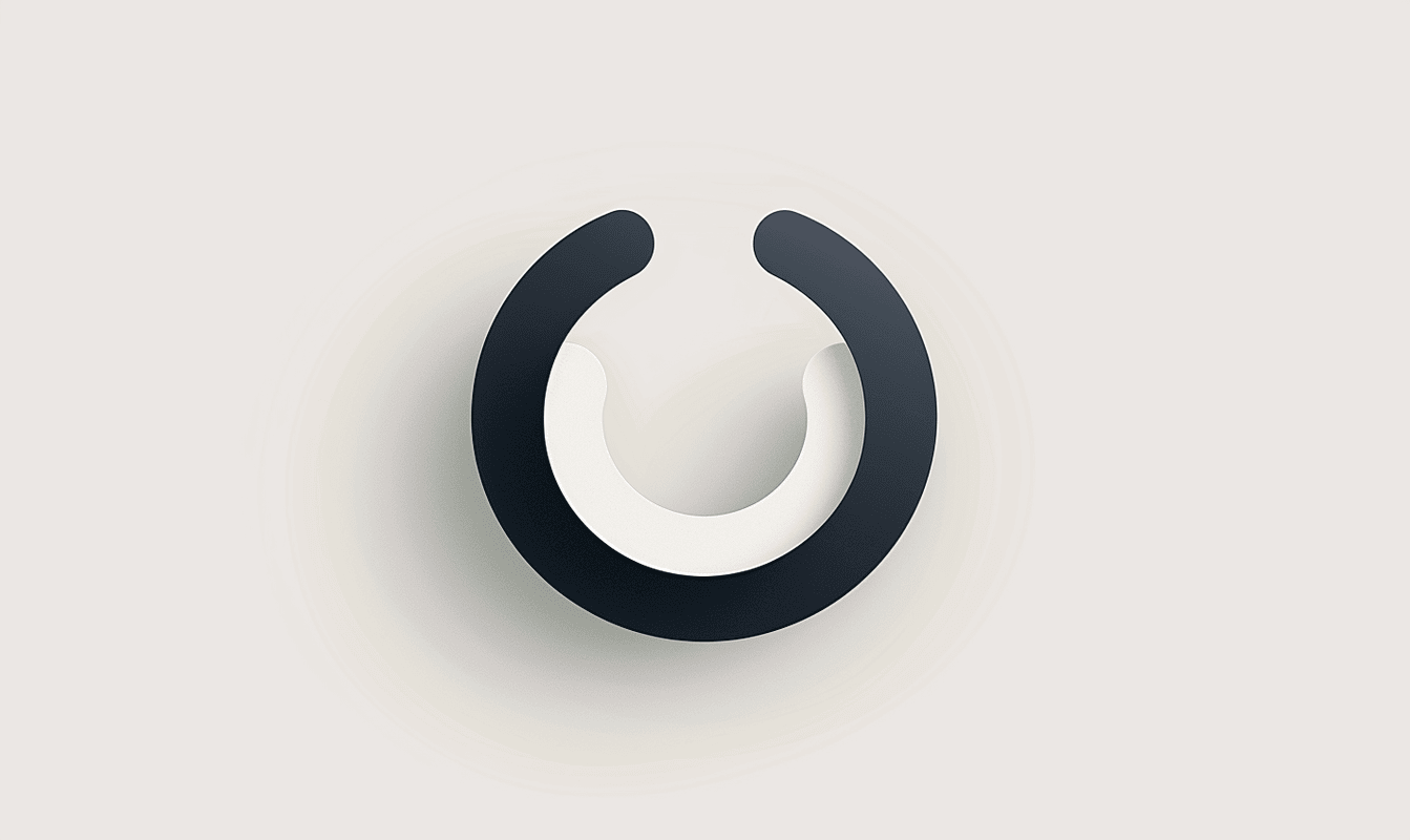 brand agency creating a black white circluar power on icon Totally digital logo and brand design